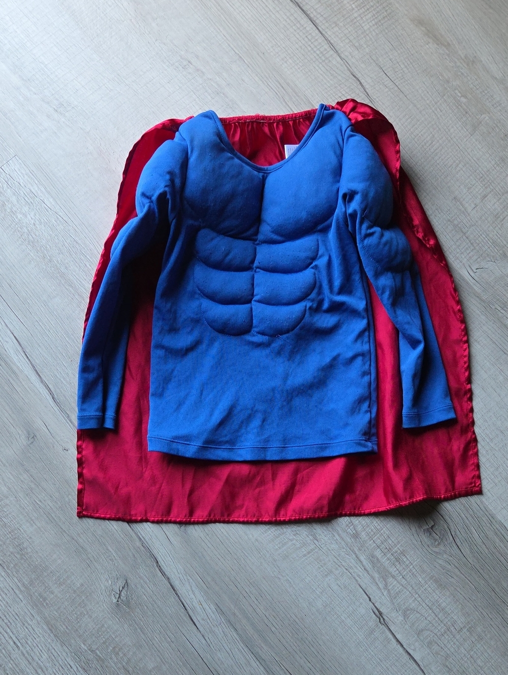 Gymboree Muscle Man Padded Superhero Top with Cape Small 5-6
